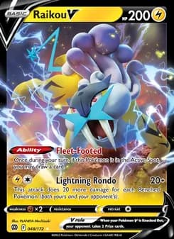 Raikou V — Brilliant Stars — Holo Rare V