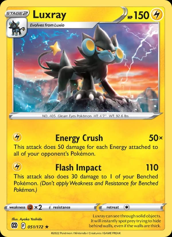 Luxray — Brilliant Stars, Rare
