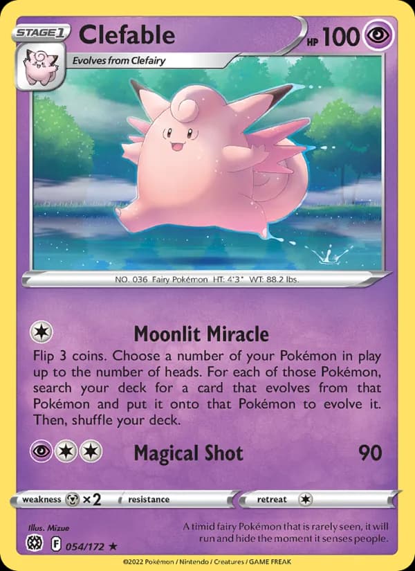 Clefable — Brilliant Stars, Rare