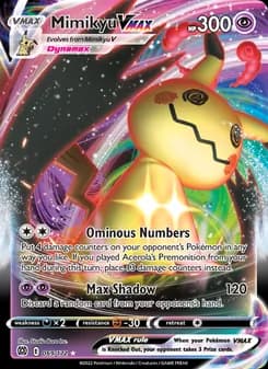 Mimikyu VMAX — Brilliant Stars — Holo Rare VMAX