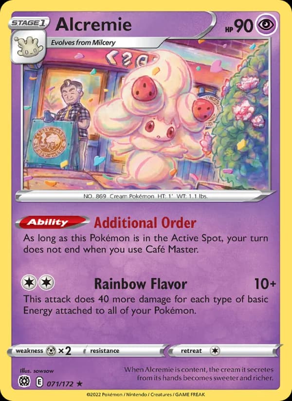 Alcremie — Brilliant Stars, Rare