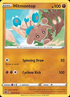 Hitmontop — Brilliant Stars — Uncommon