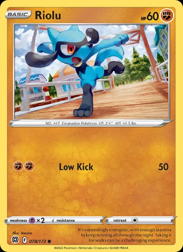 Riolu — Brilliant Stars, Common