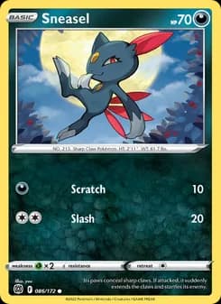 Sneasel — Brilliant Stars — Common
