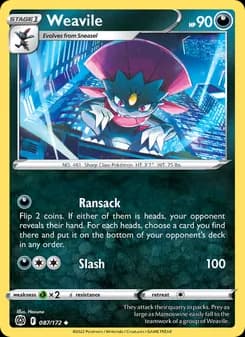 Weavile — Brilliant Stars — Uncommon