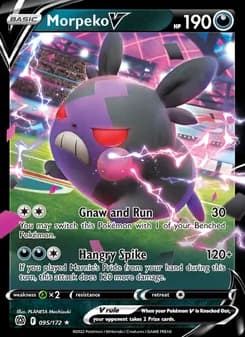Morpeko V — Brilliant Stars — Holo Rare V
