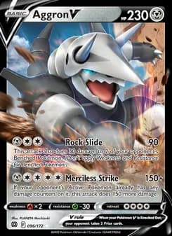Aggron V — Brilliant Stars — Holo Rare V