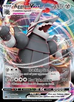 Aggron VMAX — Brilliant Stars — Holo Rare VMAX