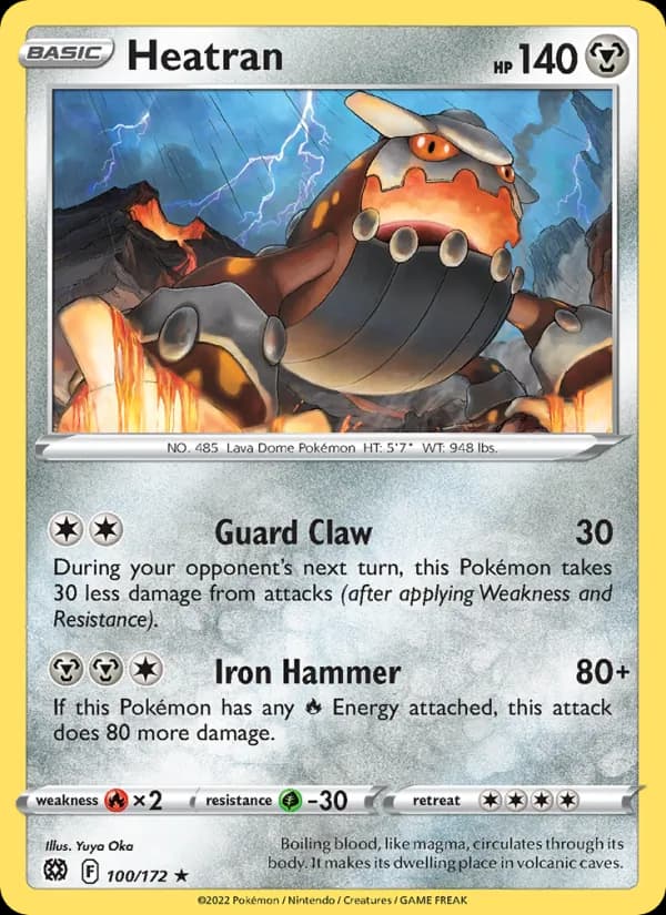 Heatran — Brilliant Stars, Rare
