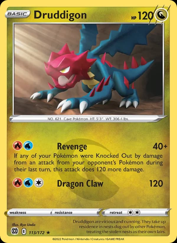Druddigon — Brilliant Stars, Rare