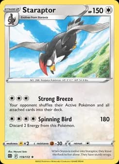 Staraptor — Brilliant Stars — Rare
