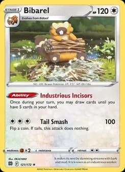 Bibarel — Brilliant Stars — Holo Rare