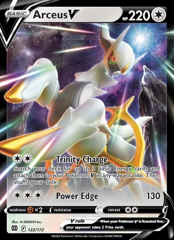 Arceus V — Brilliant Stars, Holo Rare V