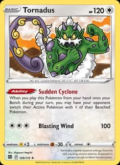 Tornadus — Brilliant Stars — Rare