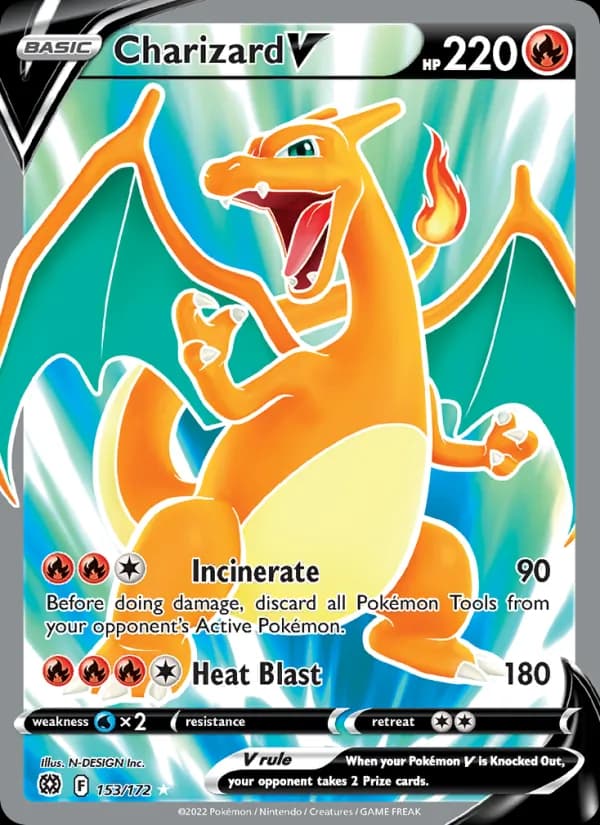 Charizard V — Brilliant Stars, Ultra Rare