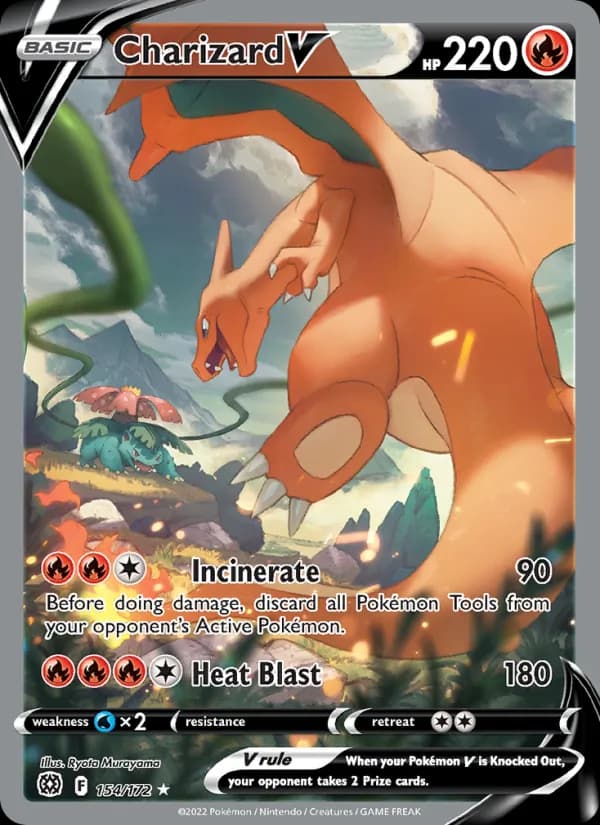 Charizard V — Brilliant Stars, Ultra Rare