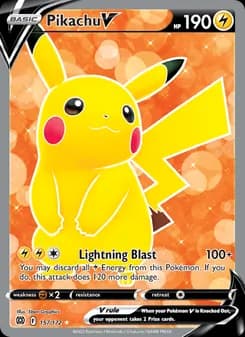 Pikachu V — Brilliant Stars — Ultra Rare