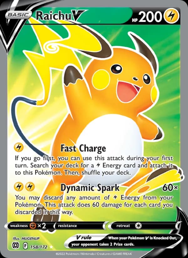 Raichu V — Brilliant Stars, Ultra Rare