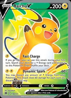 Raichu V — Brilliant Stars — Ultra Rare