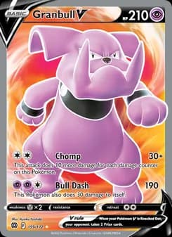 Granbull V — Brilliant Stars — Ultra Rare