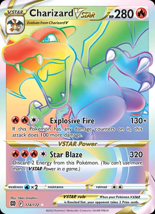 Charizard VSTAR — Brilliant Stars, Secret Rare