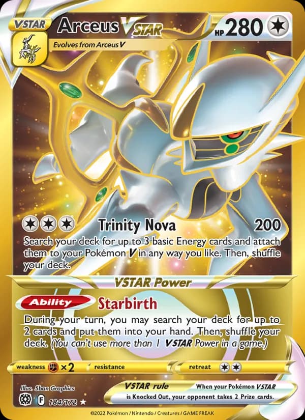 Arceus VSTAR — Brilliant Stars, Secret Rare