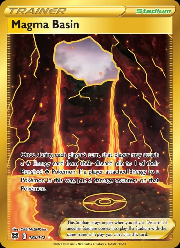 Magma Basin — Brilliant Stars, Secret Rare