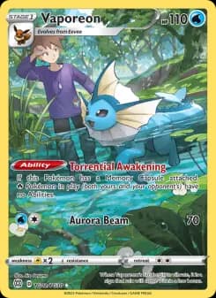 Vaporeon — Brilliant Stars — Rare