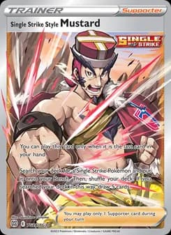 Single Strike Style Mustard — Brilliant Stars — Ultra Rare