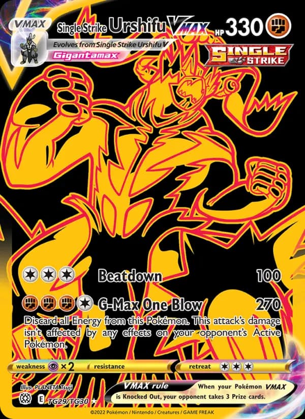 Single Strike Urshifu VMAX — Brilliant Stars, Secret Rare