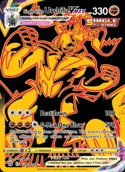 Single Strike Urshifu VMAX — Brilliant Stars — Secret Rare
