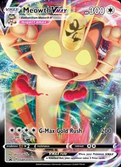 Meowth VMAX — SWSH Black Star Promos — None