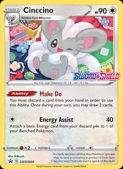 Cinccino — SWSH Black Star Promos — None