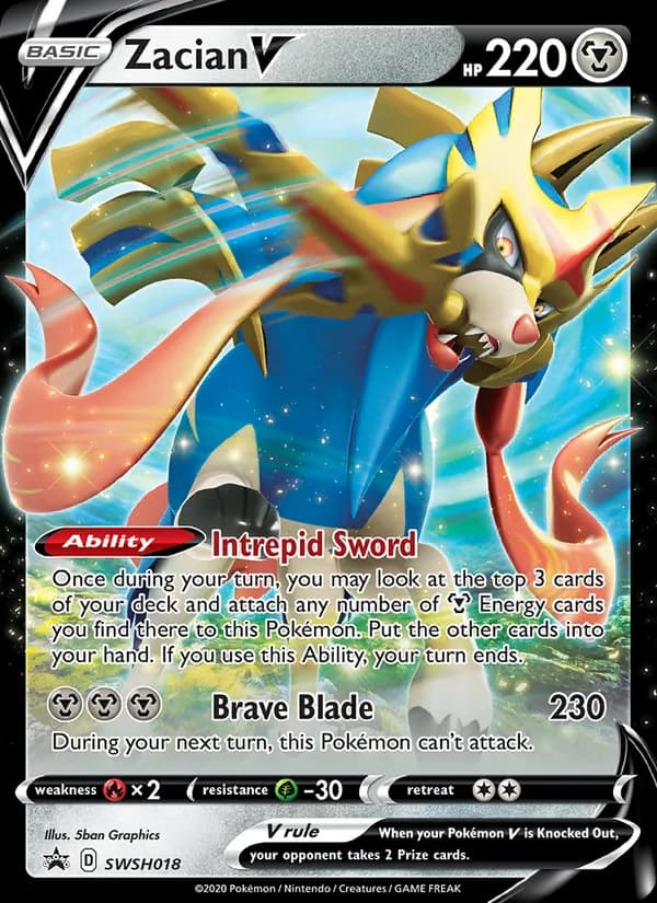 Zacian V — SWSH Black Star Promos, None