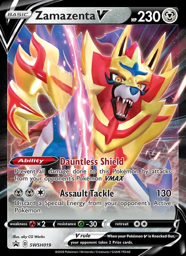 Zamazenta V — SWSH Black Star Promos, None