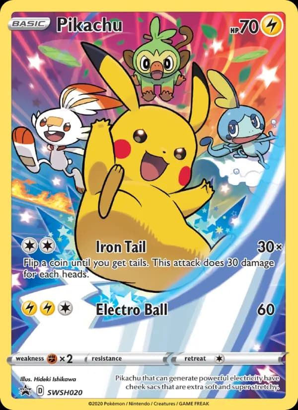Pikachu — SWSH Black Star Promos, None