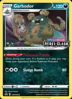 Garbodor — SWSH Black Star Promos — Rare
