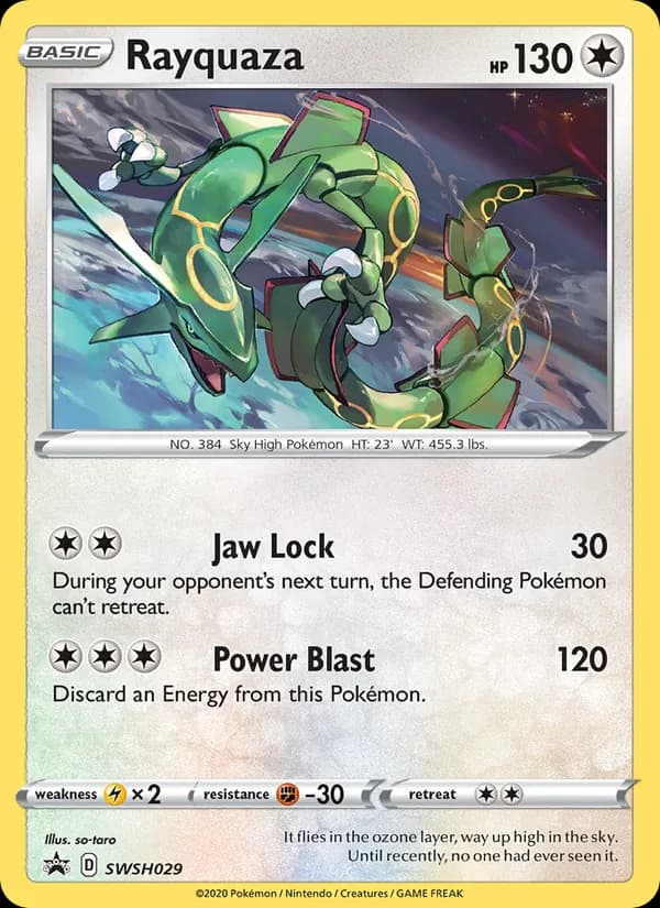 Rayquaza — SWSH Black Star Promos, None
