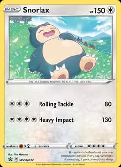 Snorlax — SWSH Black Star Promos — None