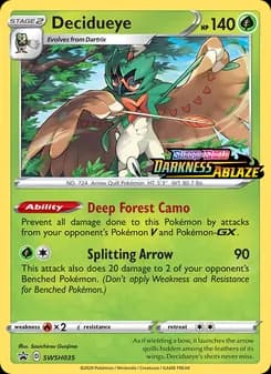 Decidueye — SWSH Black Star Promos — None