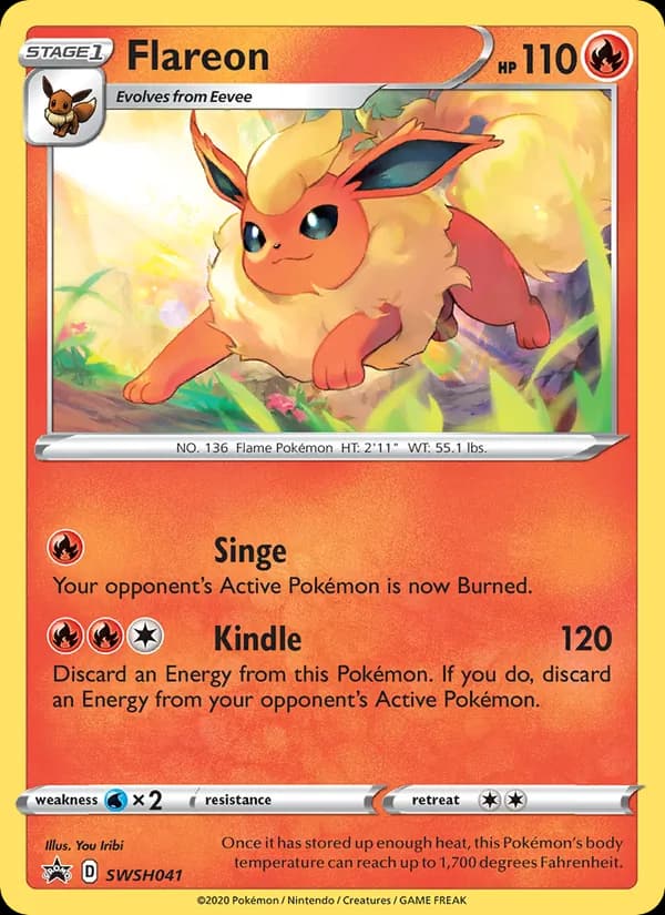 Flareon — SWSH Black Star Promos, None