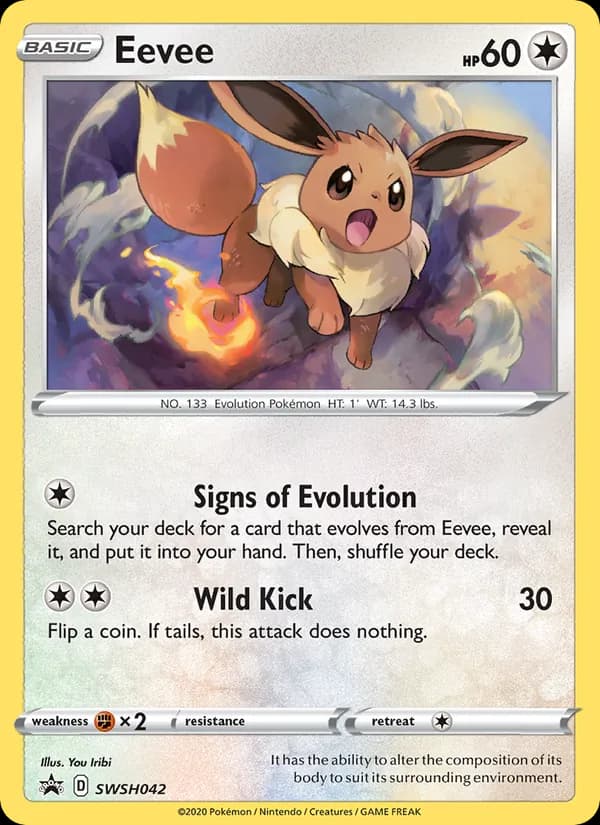 Eevee — SWSH Black Star Promos, None