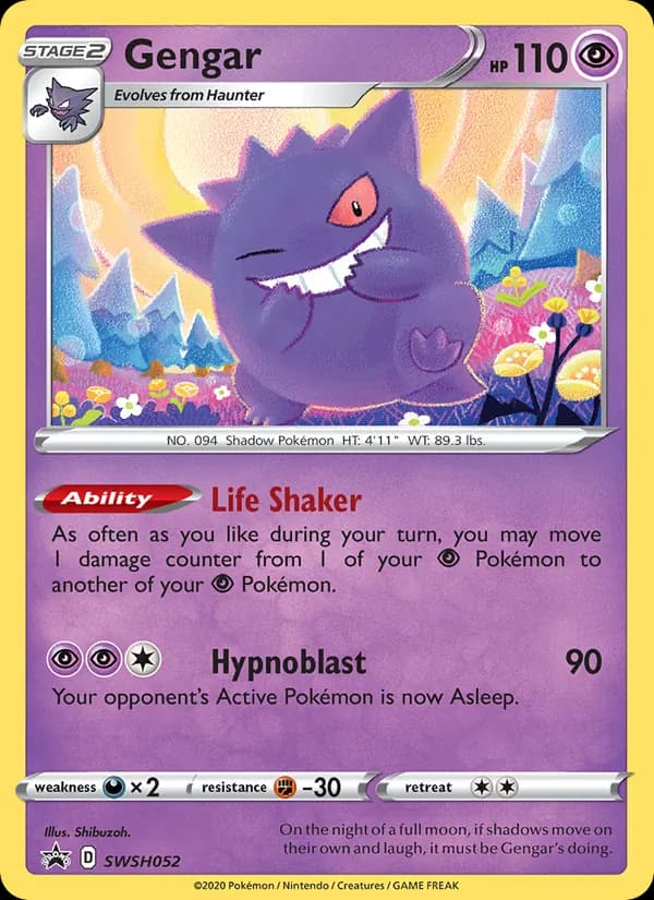 Gengar — SWSH Black Star Promos, None