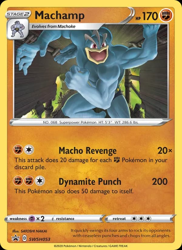 Machamp — SWSH Black Star Promos, None