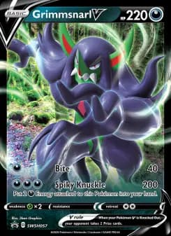 Grimmsnarl V — SWSH Black Star Promos — None