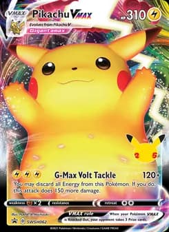 Pikachu VMAX — SWSH Black Star Promos — None