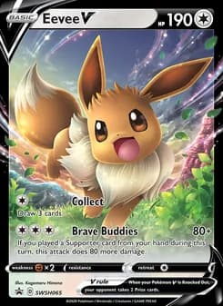 Eevee V — SWSH Black Star Promos — None