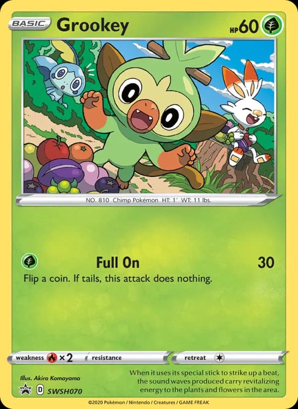 Grookey — SWSH Black Star Promos, None