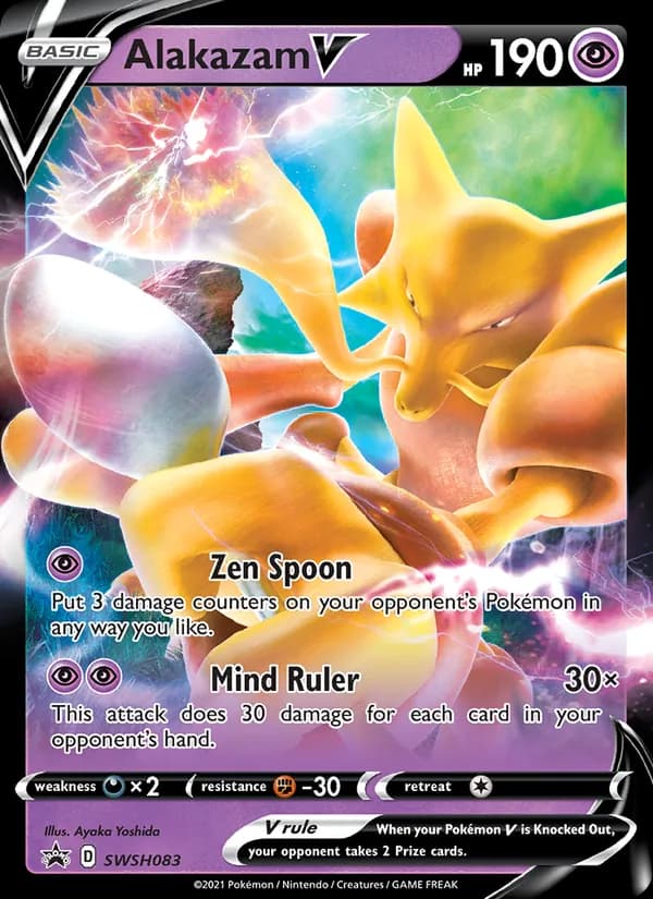 Alakazam V — SWSH Black Star Promos, None