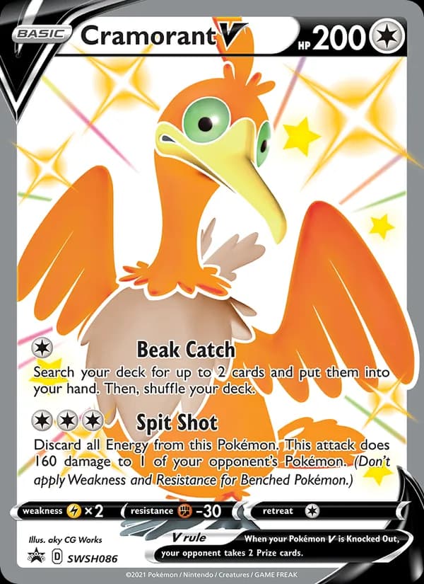Cramorant V — SWSH Black Star Promos, None